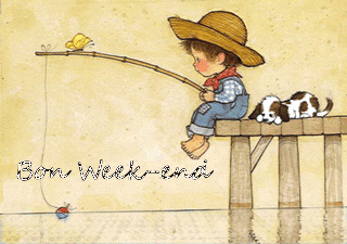 Gif bon week-end pêche